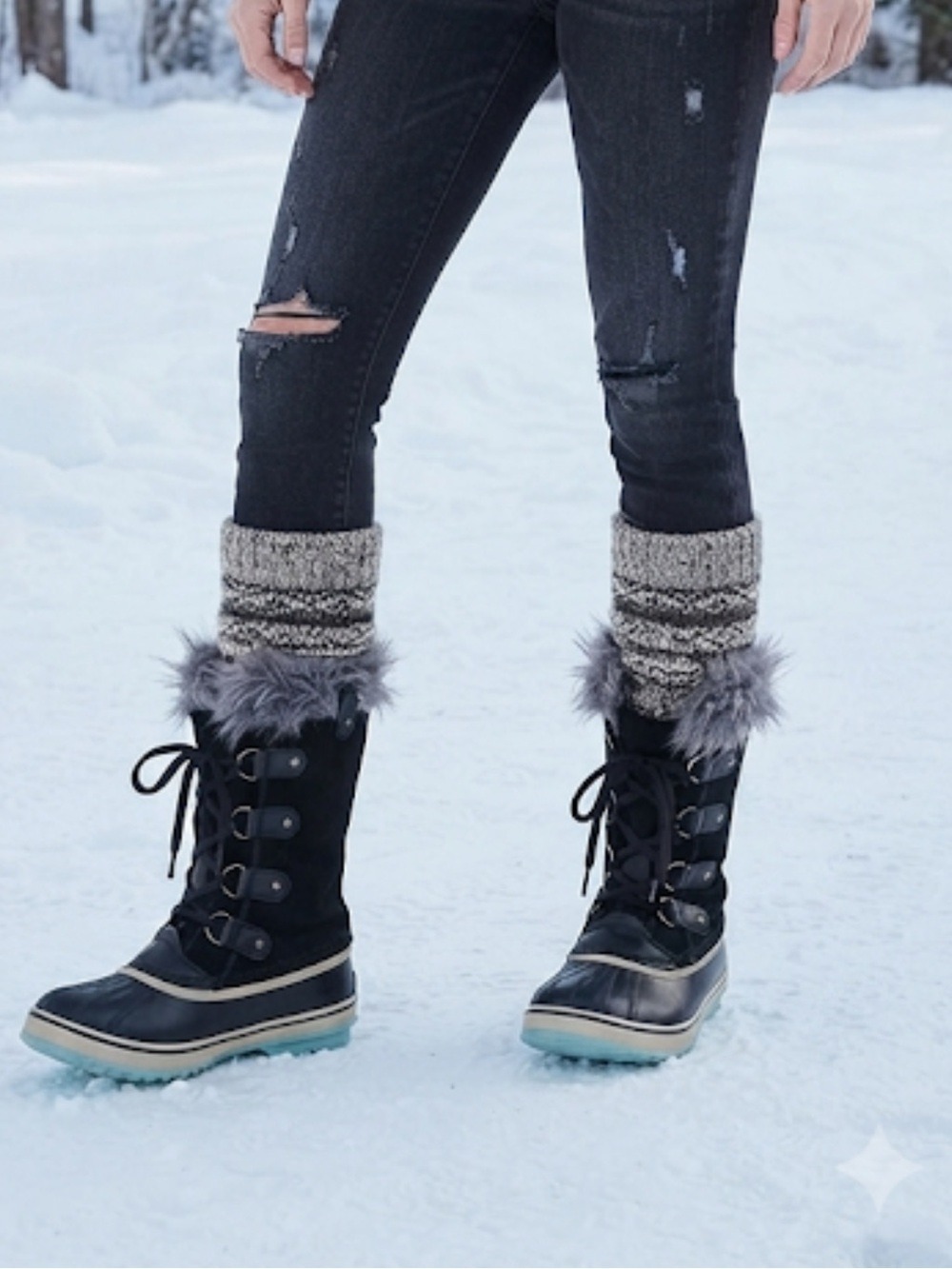 Sorel Tofino Winter Boots Size 7 Waterproof Faux Fur Snow Boots
